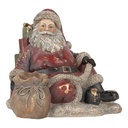 Decorazione Natalizie Babbo Natale Rosso Marrone 23x19x19 cm