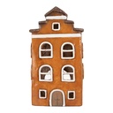 Décoration Maison Orange Gris 20x15x34 cm