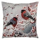 Cushion Cover Grey Red 45x45 cm