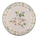 Decorative Plate Beige Green Ø 30x3 cm