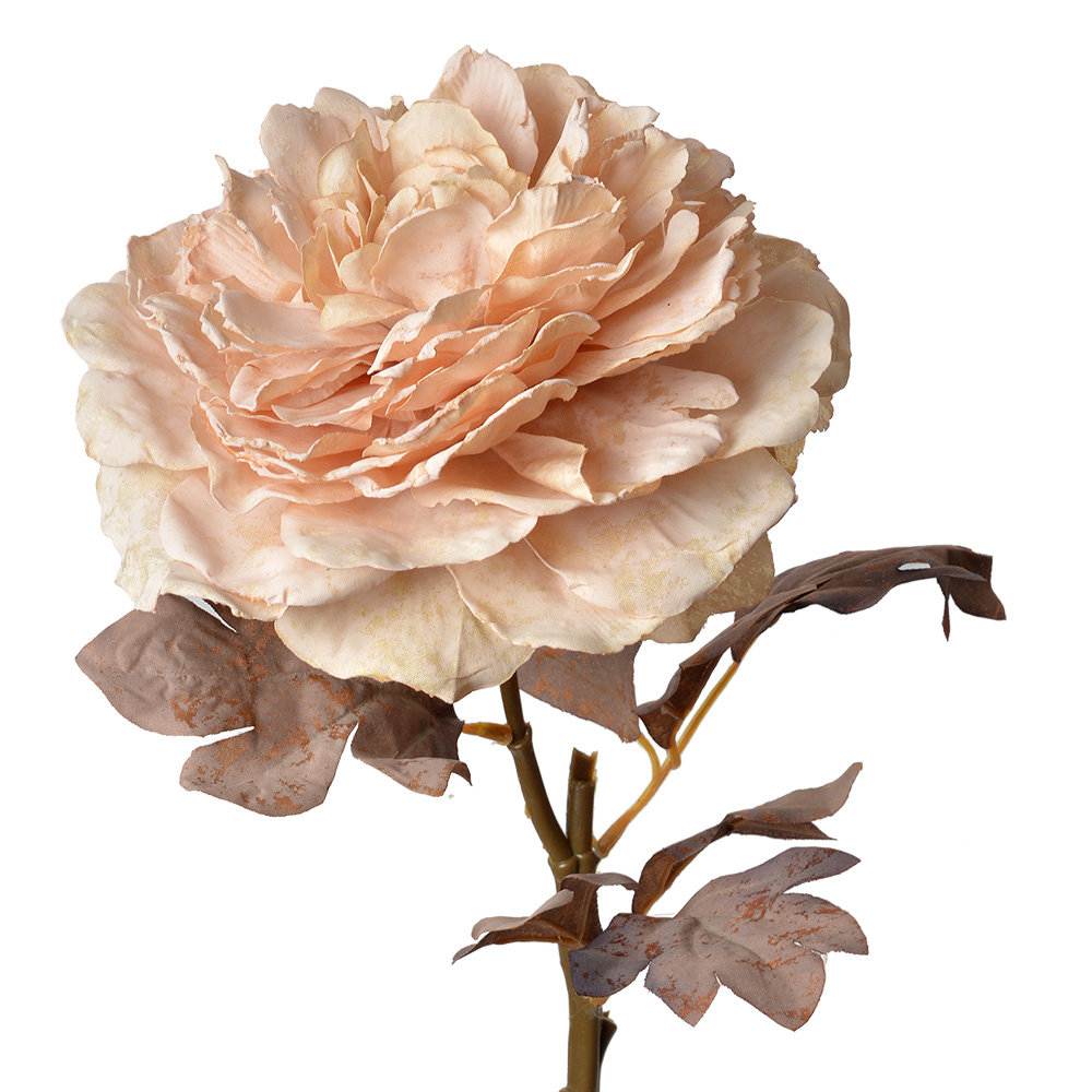 Clayre & Eef Kunstbloem Roos 60 cm Roze Kunststof