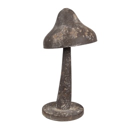 [6Y5680] Décoration Champignon Marron Ø 14x27 cm