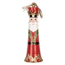 Décoration Cloche Rouge Blanc Ø 16x47 cm