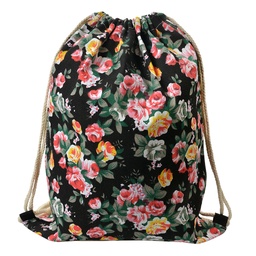[JZBG0307] Backpack Black Pink 34x1x43 cm
