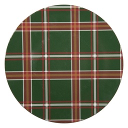 [66761] Presentation Plate Green Red Ø 33x1 cm