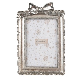 [2F1178] Bilderrahmen Silberfarbig 14x3x21 cm / 10x15 cm