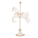 Decorativa Cavallo Bianco Rosso 8x4x13 cm