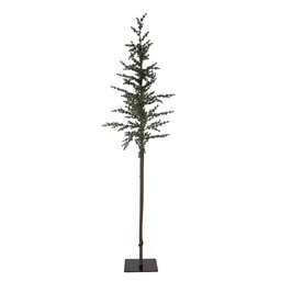 [50835] Deko Baum Grün Braun 35x35x150 cm