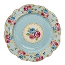 Assiette pour le Petit Déjeuner Bleu Ø 20x2 cm