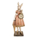 Decoratie konijn 14x11x34 cm