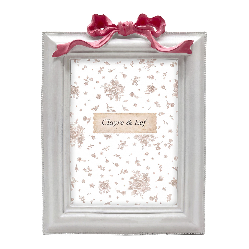 Cadre photo Blanc Rose 15x3x21 cm / 10x15 cm