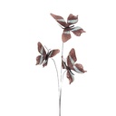 Décoration Branche avec papillons Marron Bleu 10x10x65 cm