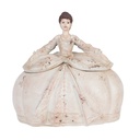 Clayre & Eef Sieradendoos Dame 22x18x21 cm Beige Polyresin