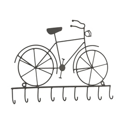 [6Y1385] Key Rack Black 32x4x23 cm