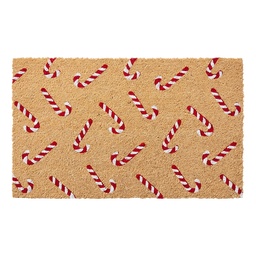[MC292] Türmatte Drinnen Braun Rot 75x45x1 cm