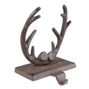 Stocking hanger antlers Brown 13x12x18 cm