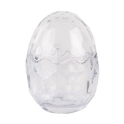 [6GL4945] Storage Jar with Lid Transparent Ø 9x12 cm