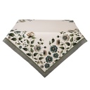 Nappe carrée Beige Vert 100x100 cm