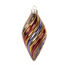 Boule de Noël Multicolore Ø 6x13 cm
