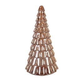 [6GL5329] Decorazione Natalizie Albero di natale Marrone Ø 20x40 cm