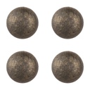 Poignées de porte (set de 4) Marron Ø 2x3 cm / S3 cm