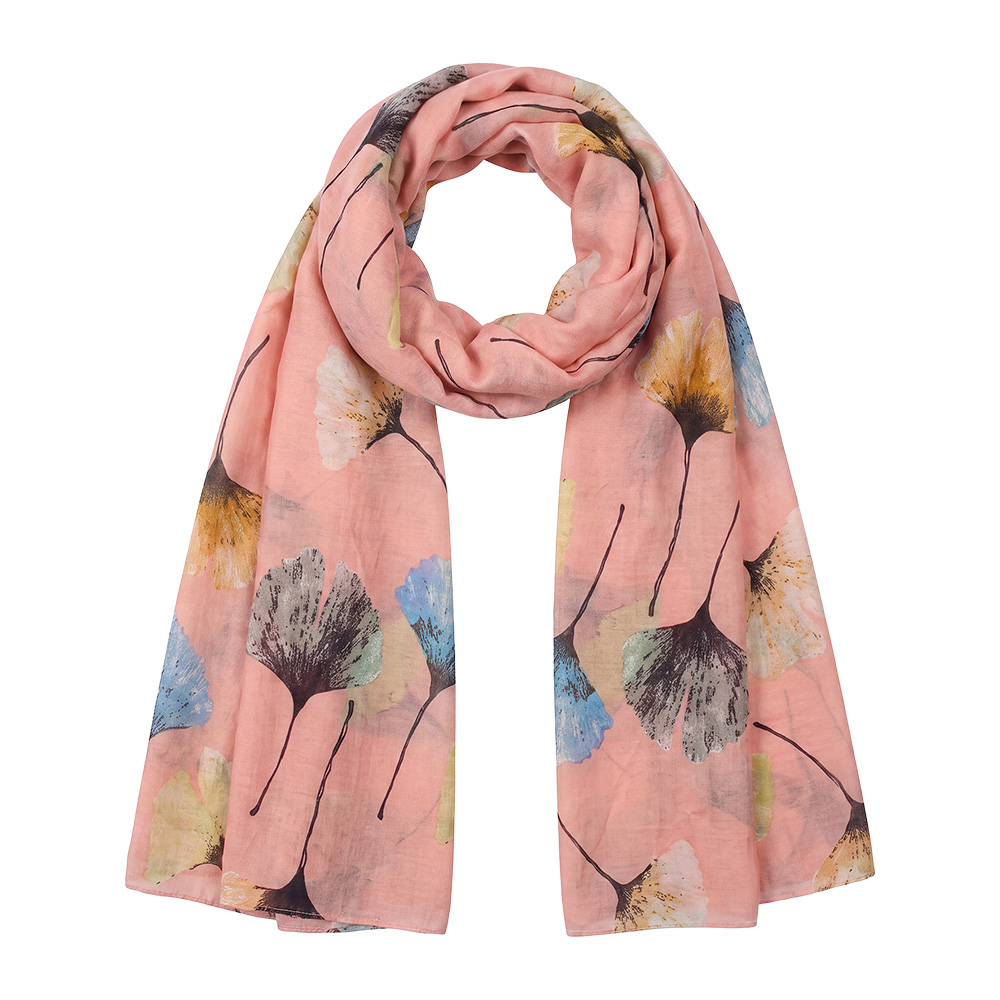Sjaal 85x180 cm roze