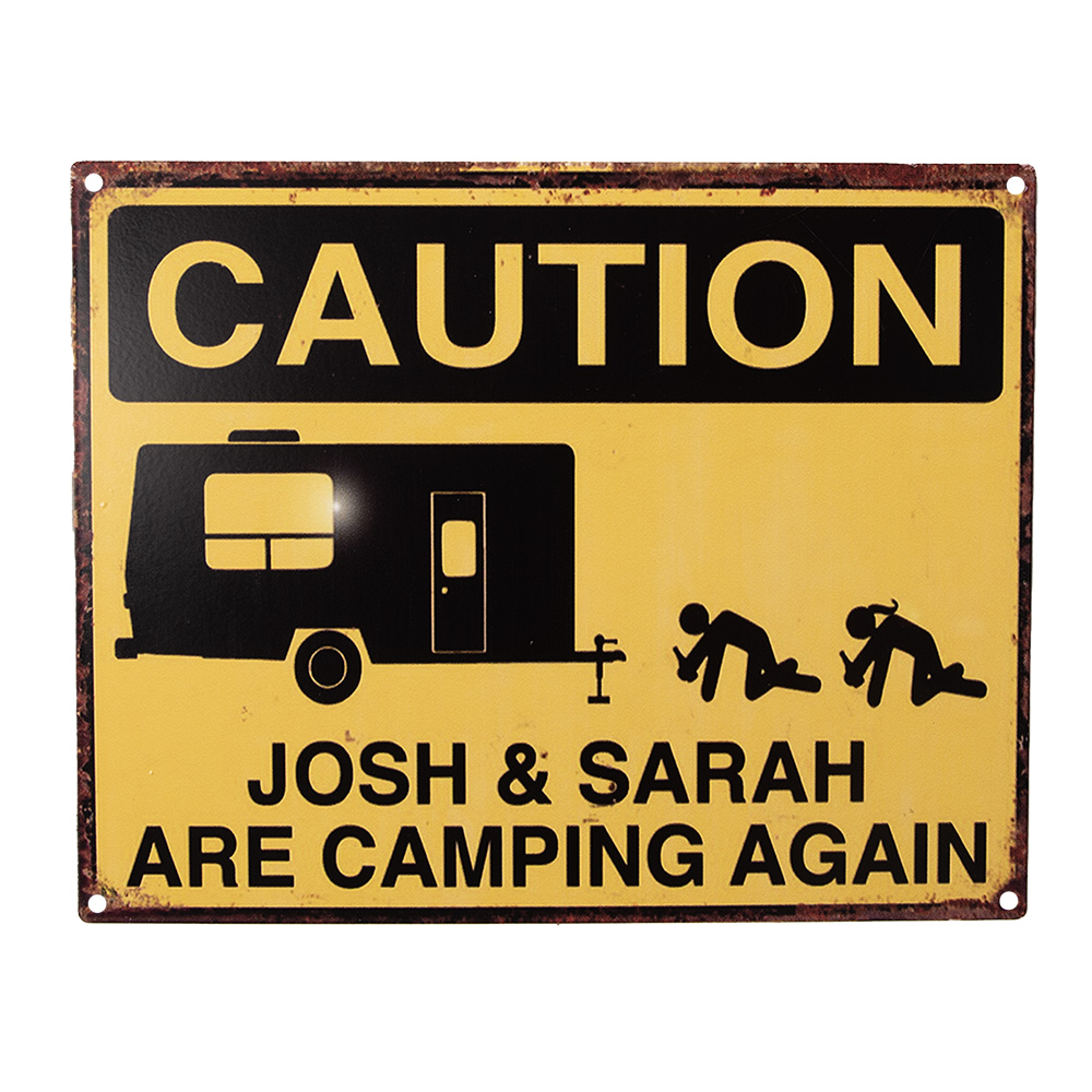 Text Board Yellow 25x1x20 cm