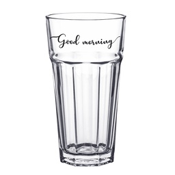 [6GL4372] Verre d'eau Transparent Ø 8x15 cm / 320 ml
