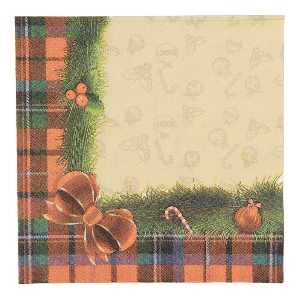 Papierservietten Gelb Rot 33x33 cm (20)