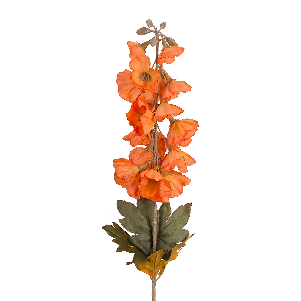 Decoratie tak met bloemen 88 cm