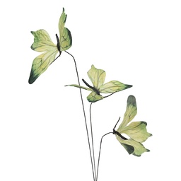 [50878] Decoratie tak met vlinders 10x10x65 cm