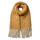 Winter Scarf for Women Yellow 50x180 cm