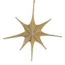 Decorazione Natalizie Stella Color oro 85x10x85 cm
