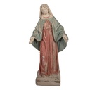 Weihnachtsdeko Standbild Maria Beige Blau 20x14x44 cm