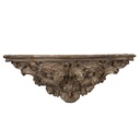 Support mural Marron Gris 73x21x29 cm