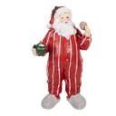 Decoratie kerstman 17x11x30 cm