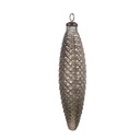 Boule de Noël Couleur argent Ø 7x24 cm