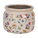 Blumentopf für Innen Beige Rosa Ø 20x15 cm