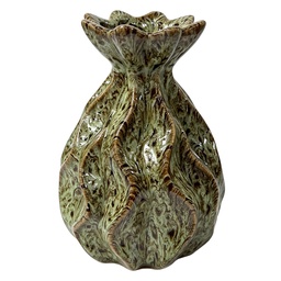 Clayre & Eef Vase Vert Céramique