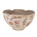 Pot de fleurs d'intérieur Beige Rose Ø 21x12 cm