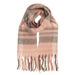 [JZSC0846] Scarf Women Pink 50x210 cm