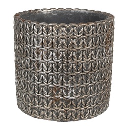 [6TE0494M] Flower Pot Inside Grey Ø 15x14 cm