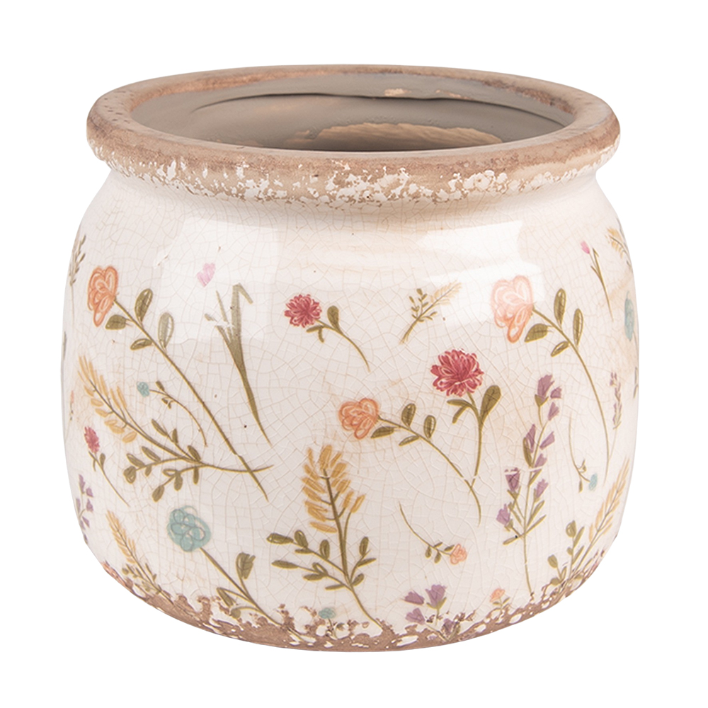 Decoratie bloempot Ø 20x15 cm
