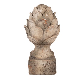 [6MG0141] Deko Ornament Beige Ø 19x35 cm
