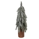 Artificial Christmas tree Green White Ø 15x44 cm