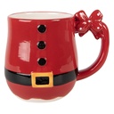 Tazza Rosso Nero 13x9x11 cm / 400 ml