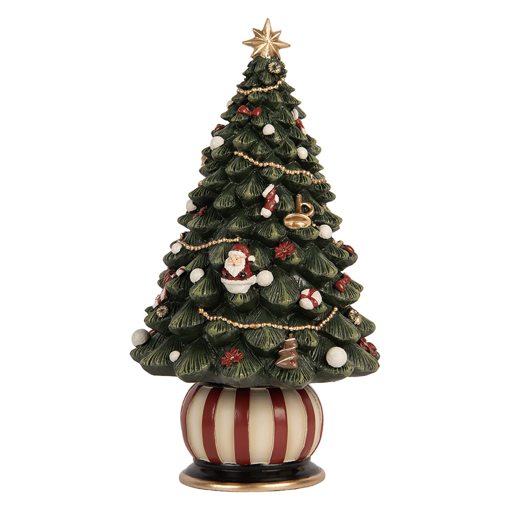 Muziekdoos kerstboom Ø 13x23 cm