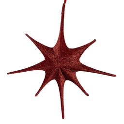 [6PA0532R] Decoratie ster 70x10x70 cm