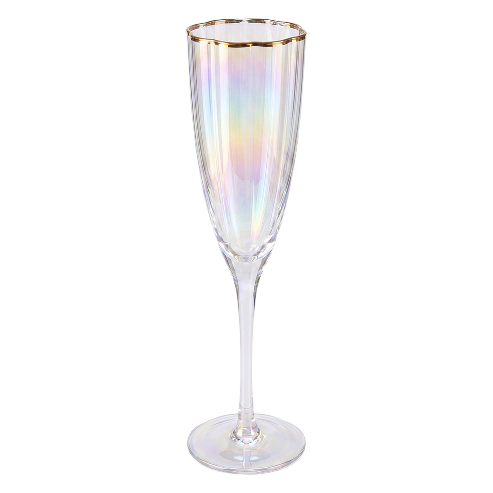 Champagne Glass Transparent Ø 6x25 cm / 200 ml