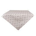 Tischdecke Beige Grau 100x100 cm